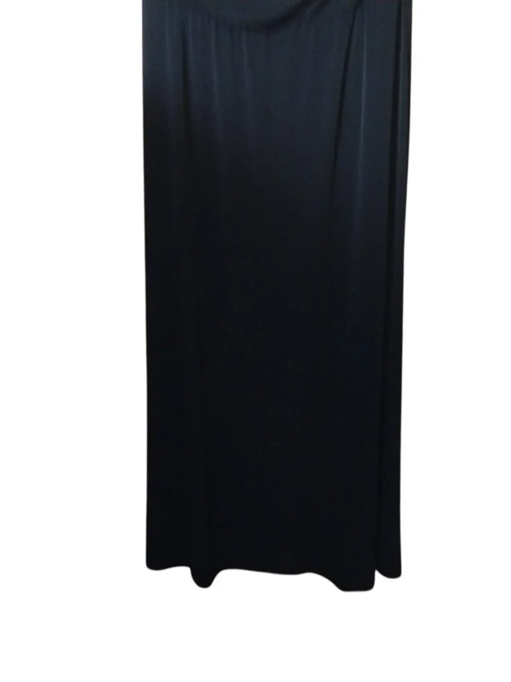 White House Black Market Strapless Black Size Large Maxi Dress Resortwear Party